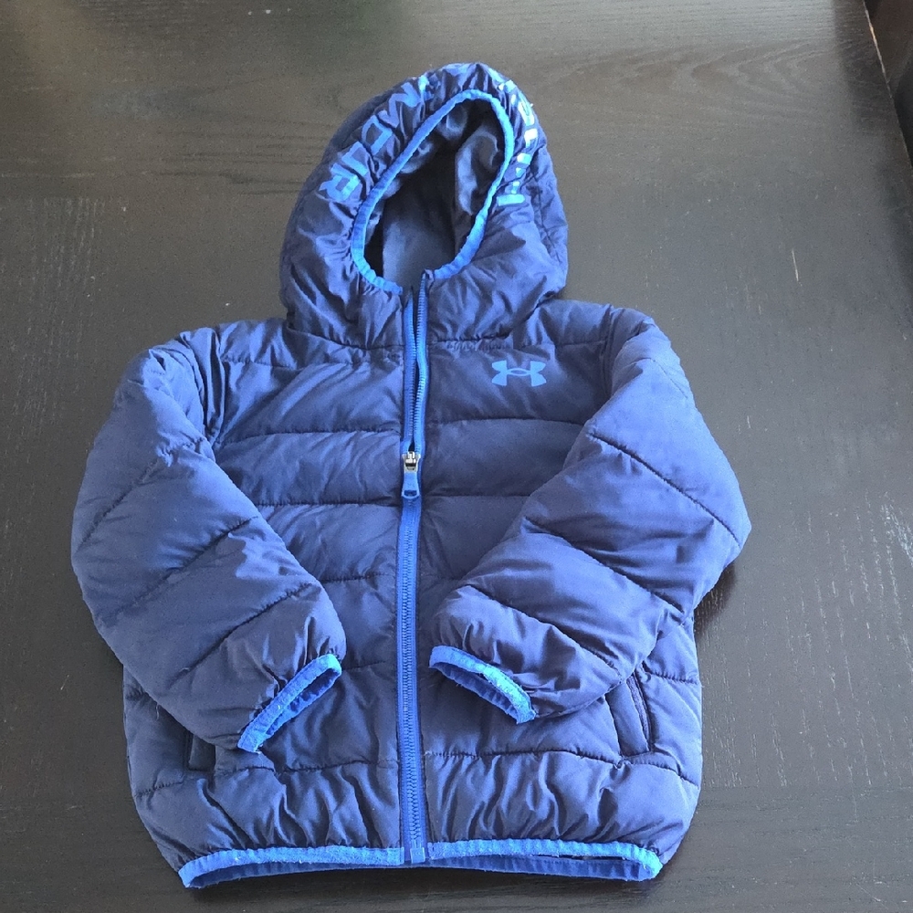 Under Armour Navy Hooded Puffer Jacket